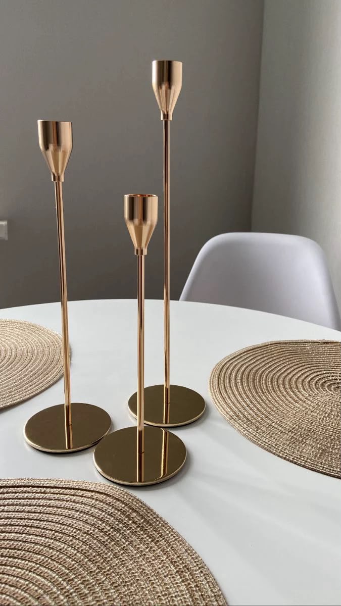 Set of 3 candle stand (L)
